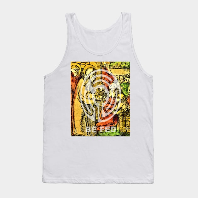 Be Fed Spiritually (Religious Art) Tank Top by Bill Ressl at Center To Awaken Kindness